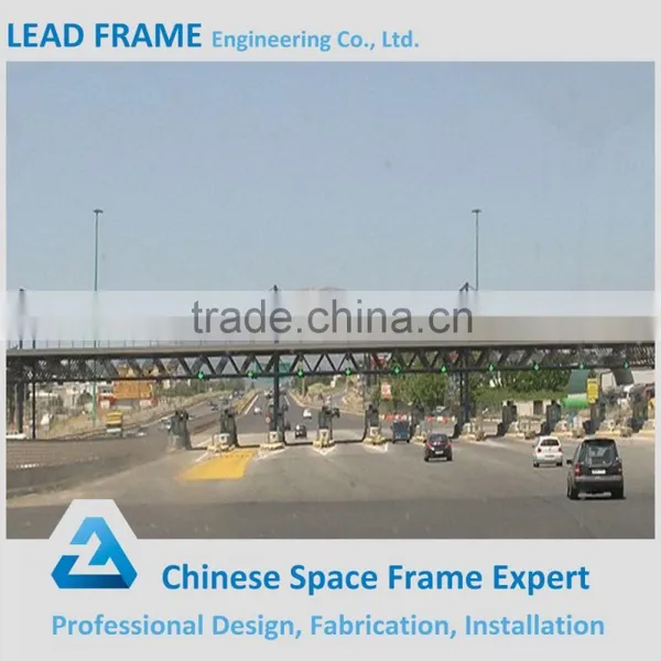 High Standard Prefab Steel Structure Frame Toll Station photo-3