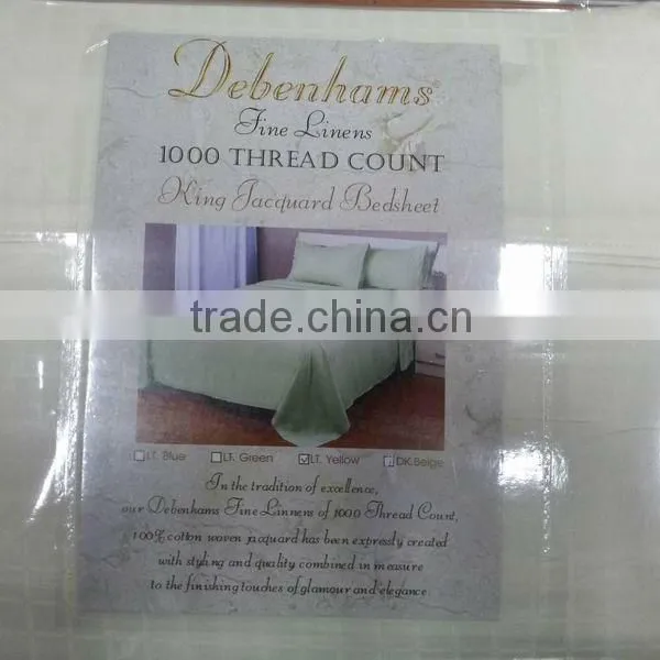 100% Polyester Microfiber Jacquard Bedsheet Set