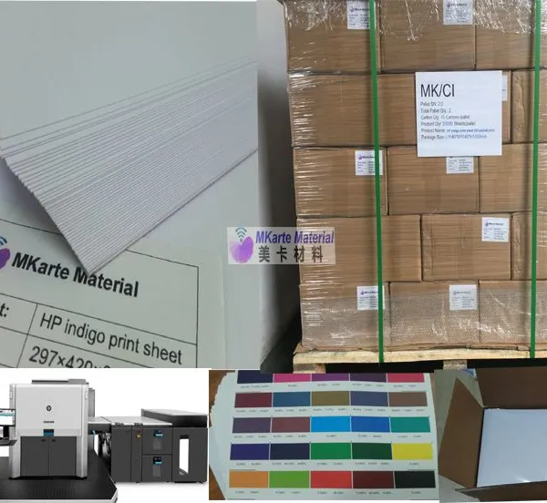 MGI Digital Printing 0.3mm A4 Pvc Card Plastic Sheet