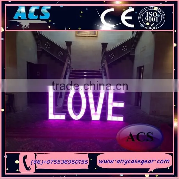 ACS High Quality Wedding/party Decoration Lighted Giant Love Letters photo-5