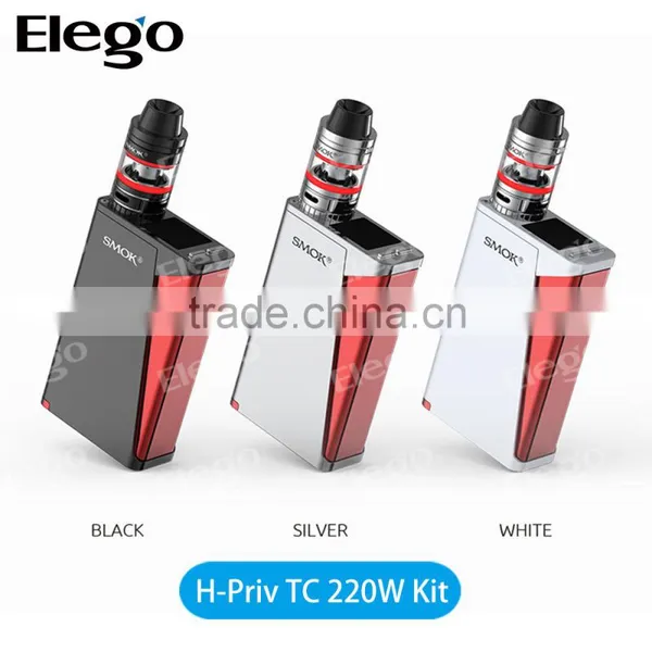 Good Price Triangle Design Smok H-PRIV 220W TC Mod Fit for Micro TFV4 Tank Black Silver White Color Smok H-PRIV Kit photo-6