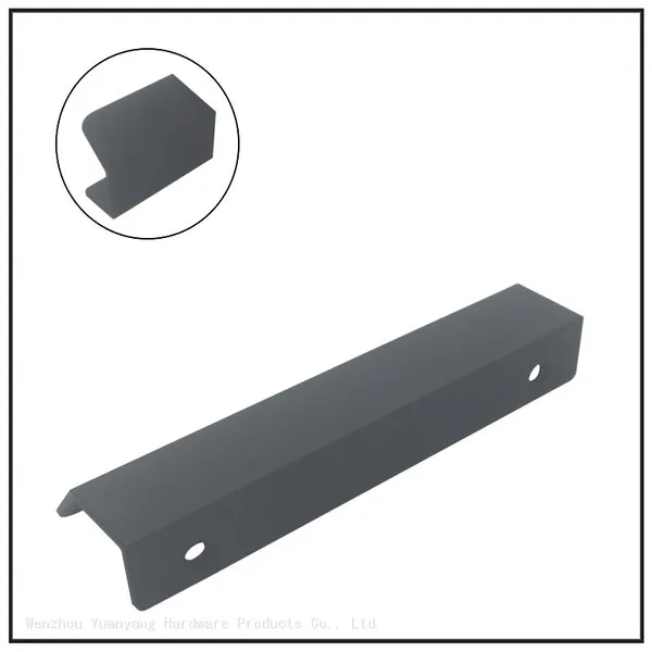 Aluminum Profile Furniture Handles Manufacturing Wardrobe Cabinet Door Handles photo-2