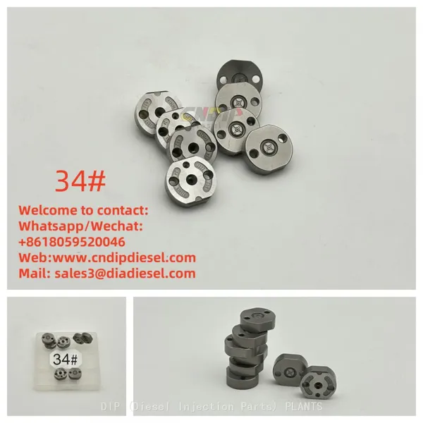 Diesel Fuel Valve Plate Common Rail Control Valve Plate 34# for Denso