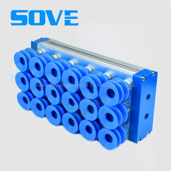SOVE Integrated Vacuum Suction Cup 130*271~1100-X-D40 Silicone Suction Cup Pneumatic Accessory for Logistics Warehousing Packaging Palletizing photo-2