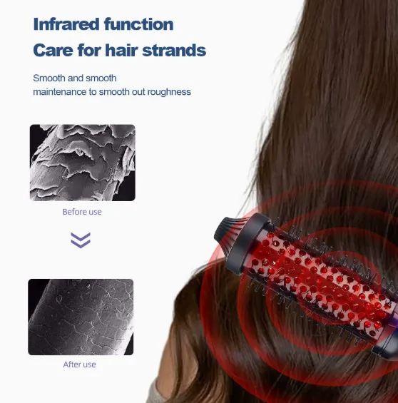 Infrared Curling Comb/hair Comb/straight Hair Comb/fluffy Comb/multifunctional Curling Iron Electric Comb（Wechat:13510231336） photo-2