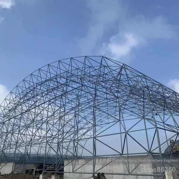 for Spans Over 40 Meters, Use Bolt - Ball Grid Structure for the Roof. it Has a High Cost - Performance Ratio, Saving Over 25% of the Cost. we Offer Design, Processing, and Construction Services. High - Strength and Ultra - Large - Span Grid Roof. photo-2