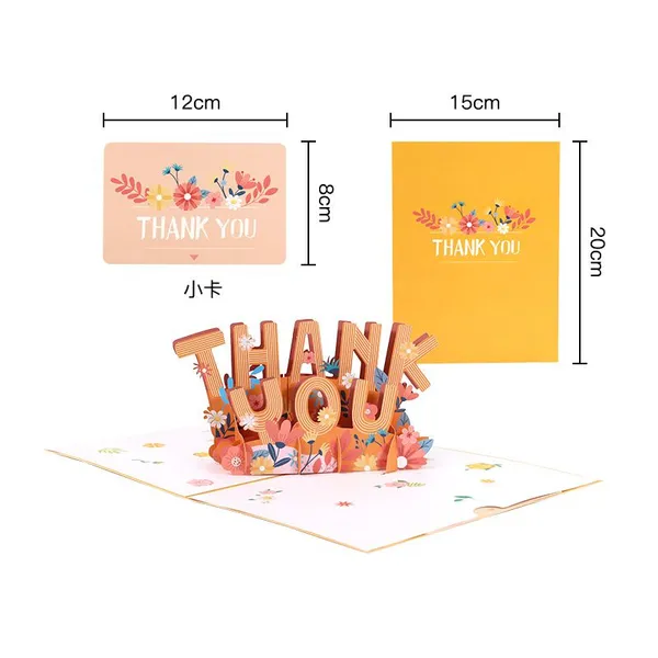 3D Party Festival Greeting Card Wedding Invitation Card Thanks Cards Craft Wedding Invitations Postcards Birthday Cards