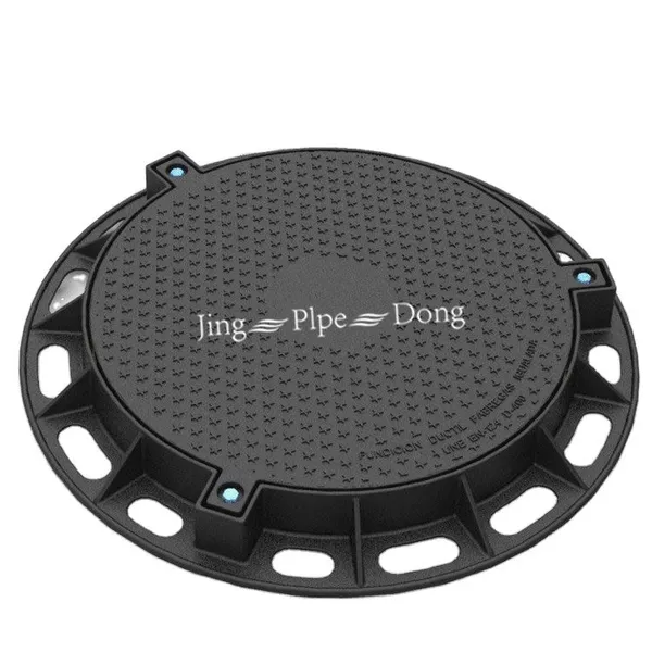 Jingdong Round Sand Casting Ductile Cast Iron Recessed Manhole Cover and Frame Mould ISO 9001 Certified Safe photo-2
