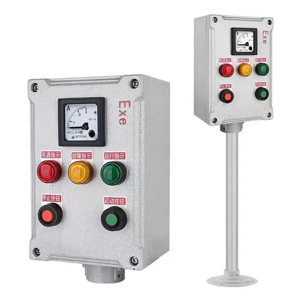 Explosion Proof Control Column IP66 Aluminum Alloy Flameproof Operation Box for Chemical Oil Gas Hazardous Zone1 Zone2