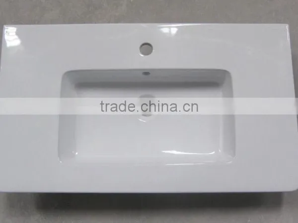 D80 Modern Bathroom Design, Deluxe Quality Vanity Basin Cabinet Basin, Ceramic Vanity Top for Bathroom Furniture photo-2