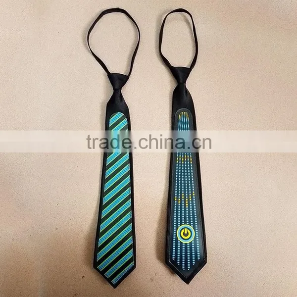 High Brightness Flashing Wireless EL Panel Ties for Festival photo-2