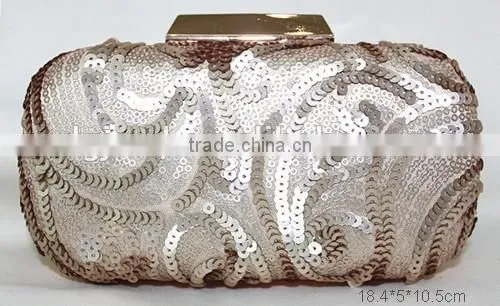 Clutch Style and beaded Material bead women clutch bag