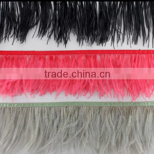 Ostrich Feather Boa/ Ostrich Feather Fringe/ Ostrich Feather Trim