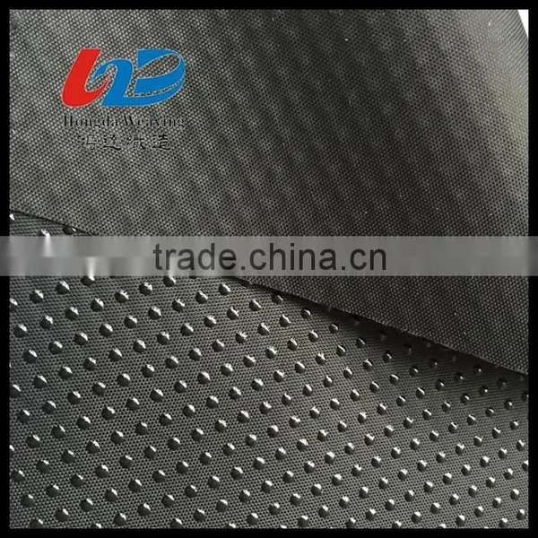 Waterproof 400D Polyester Oxford Fabric With PVC Dots Antislip For Bags/Luggages/Shoes/Mat Using photo-2
