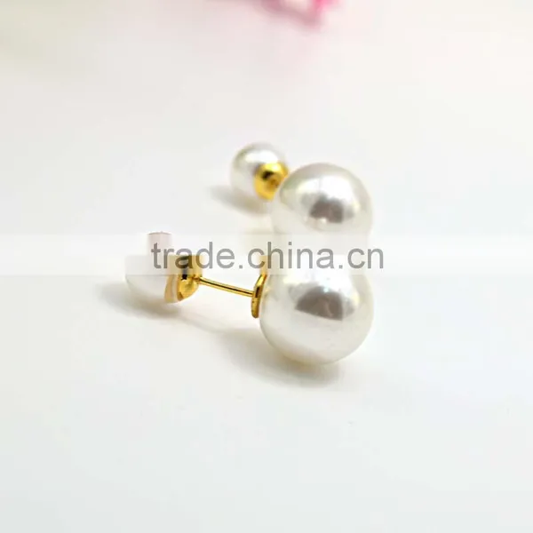 Bridal Jewelry Set 316l Stainless Steel Lady Pearl Jewelry Set photo-2