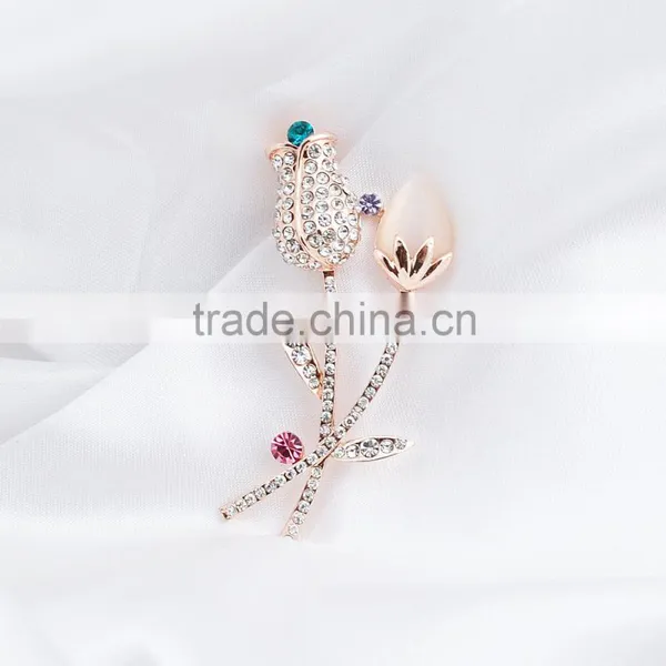 Hot Selling Mens Lapel Flower Pin Brooches for Suits Brooch Pin Color Flower Brooch photo-2