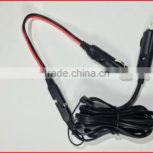 NEW Double Male Plug Pigtail Cigarette Plug With 18AWG 2C 105c300V Power Cable Assembly photo-3