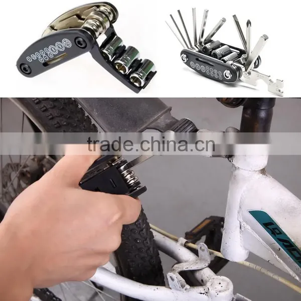 2016 New Design 15 in 1 Bicycle Repair Tool Multi Tool photo-4