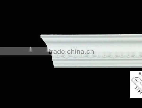 PU(Polyurethane) Decorative and Exterior Carved Cornice Moulding photo-2