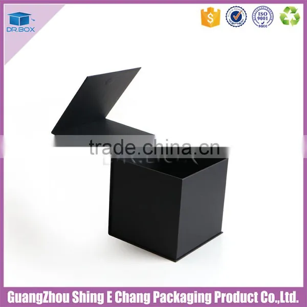 Luxury Black Square Shape Paperboard Printing Paper Gift Box Packaging With Magnetism photo-5