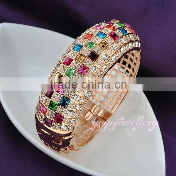 Luxury Crystal Buckingham Jewellery Latest Design Daily Wear Bangle photo-3
