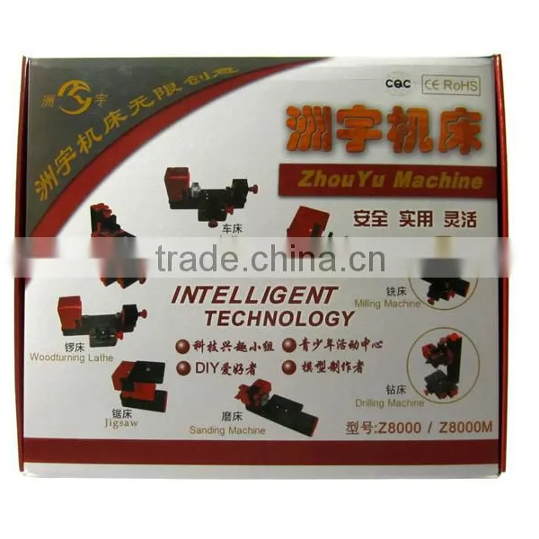 8 in 3 Mini Metal Multifunctional Lathe Modular Machine Tool for Wood and Soft Metal photo-3