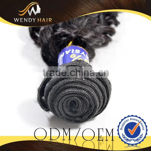 Natural Black Color Afro Curly Remy Malaysian Human Hair Extension photo-5