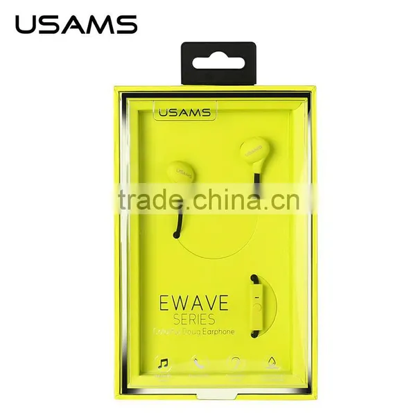 USAMS Ewave Series 1.2m Stereo Earphone Waterproof Sport Music in Ear Headphone With Mic for Universal Mobile Phone MT-5284 photo-5