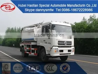 Dongfeng Vacuum Suction Sewage Truck 8-12m3 Fecal Tank Truck for Sale DFL photo-2