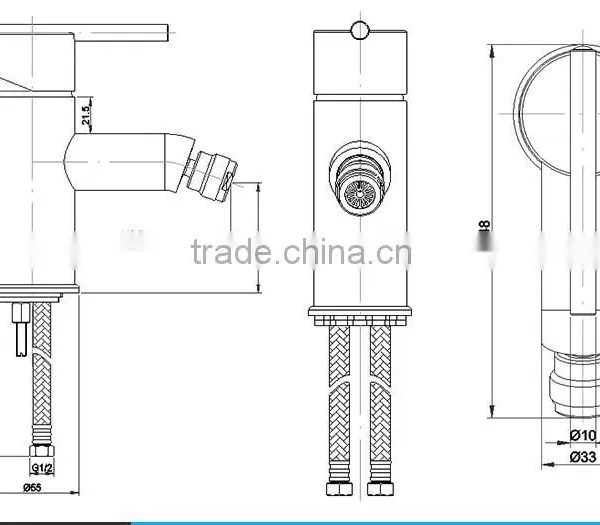Women Use Special Single Handle Brass Mono Bidet Mixer Tap photo-2