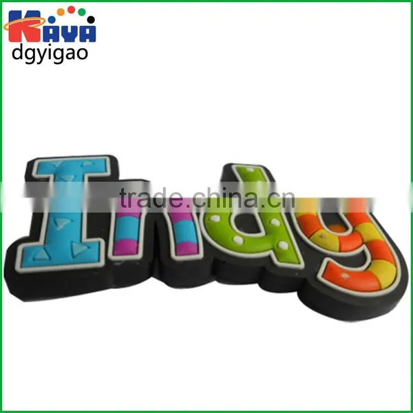 Eco-friendly 2D & 3D Plastic Letters Sticker photo-3