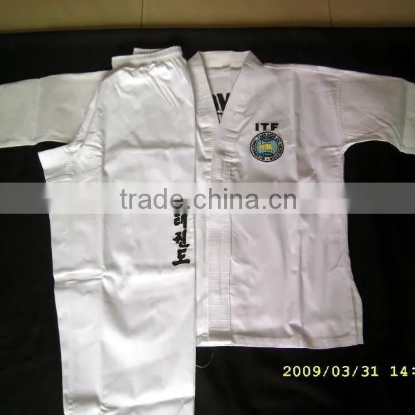 Taekwondo Clothing Taekwondo Suits Taekwondo Garment ITF Taekwondo Wear ITF Taekwondo Uniform V-neck Kimonos photo-4
