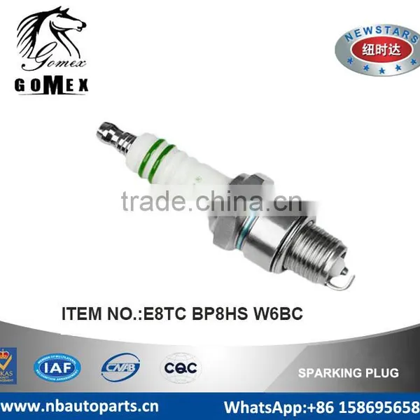 High Quality Auto Spark Plug E8TC BP8HS W6BC for CITROEN FIAT VOLVO SKODA.etc.