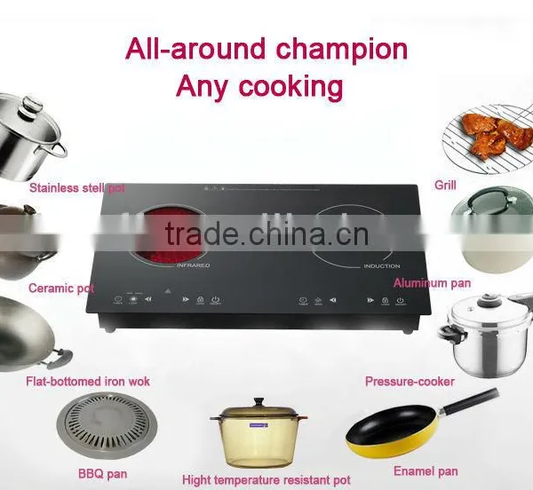Combination 4000W Induction Cooker vs Infrared Cooker Induction Heating Electric Cooker photo-5