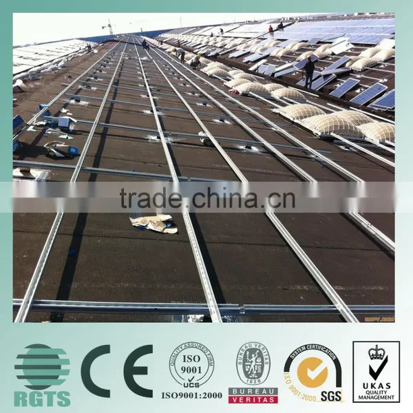 Solar Ground Mounting System High Efficiency Residence Solar Photovoltaic Stents Steel Support photo-5