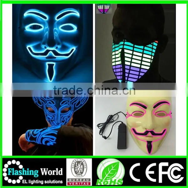 Usa Flashing Brand New Usa Flashing Birthday Party Mask photo-4