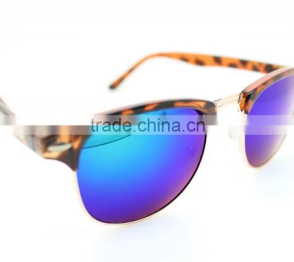 Custom Your Own Sunglasses Metal Sunglasses Greeen Mirro Sunglasses photo-3