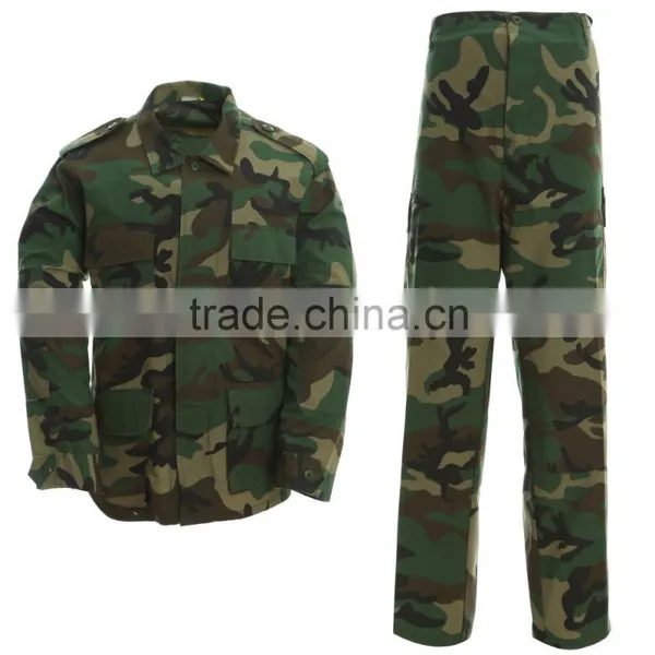 Wholesale Woodland Camouflage Bdu Military Uniform photo-3