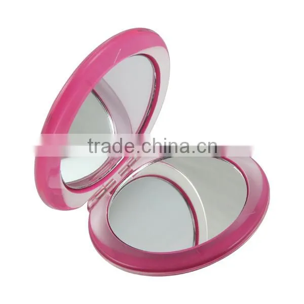 . Double Sided Round Pocket Makeup Mirror photo-3