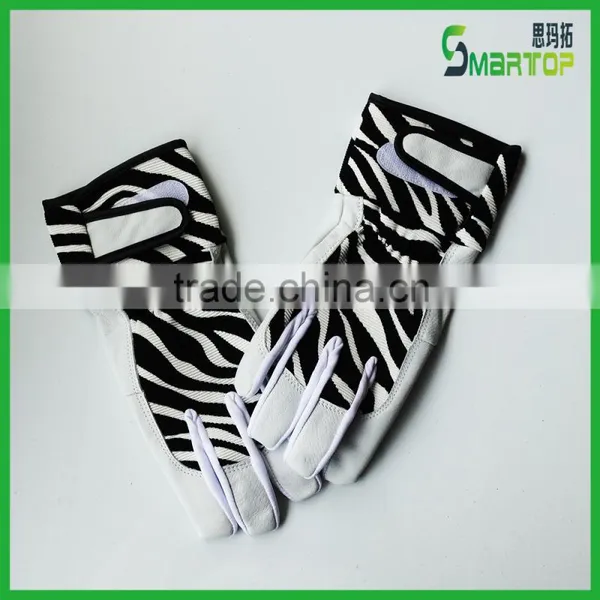Fashion Zebra-stripe Custom Baseball Batting Gloves