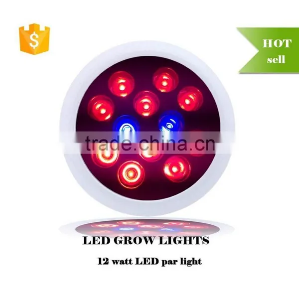 Best Selling E27 LED Grow Light Full Spectrum 12W Par Light Trademanager photo-4