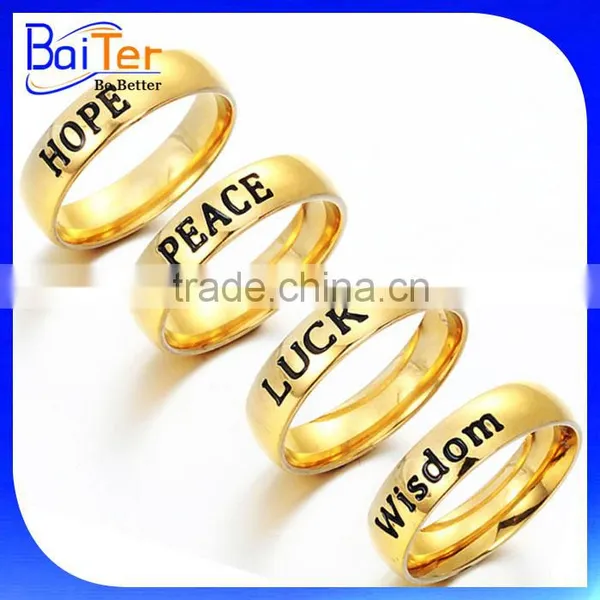Custom Logo Engraved Blank Stainless Steel Men's Signet Ring Wholesale Quality Choice photo-6