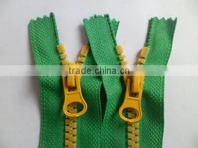 5# Plastic Resin Zipper Close End Zipper Diffetent Color Zipper With Auto Lock Slider Zipper Porcket Zipper