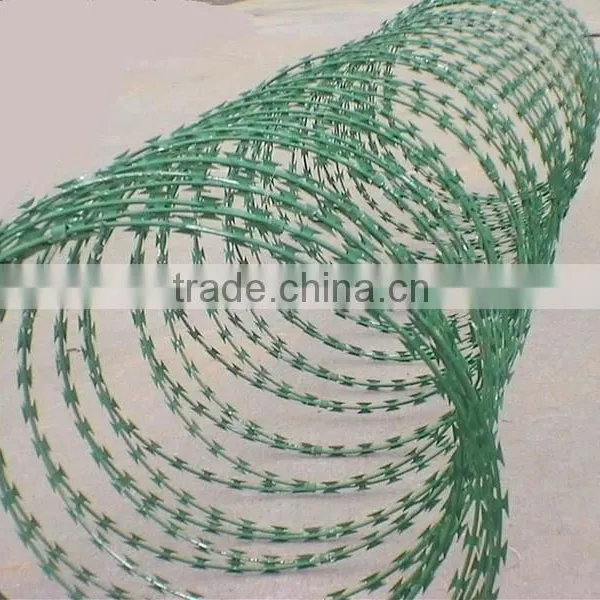 Razor Barbed Wire /razor Wire CBT-65/razor Wire Fence/concertina Razor Fence Factory photo-2