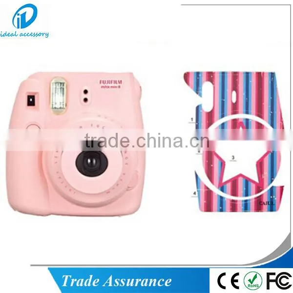 Colorful Star or Flower Creative Camera Decor Sticker for Fujifilm Instax Mini8 Polaroid Camera photo-5