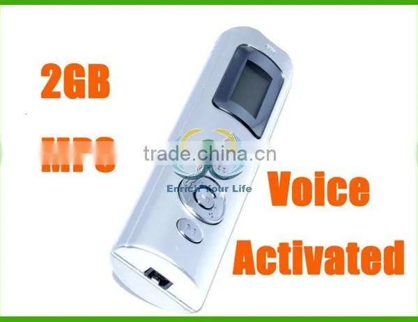 2GB Voice Activated Dictaphone Phone Recorder MP3