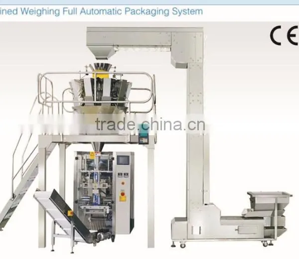 Automatic Machine Packing Popcorn/Corn Flakes Packing Machines With Multihead Weigher China Manufaturer