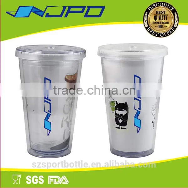 Food Safety Reusable Heat Sensitive Color Changing 300ml Plastic Drink Mug