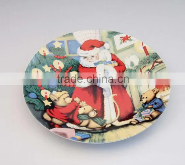Porcelain Dinner Plate Christmas Item Ceramic Flat Plates photo-3
