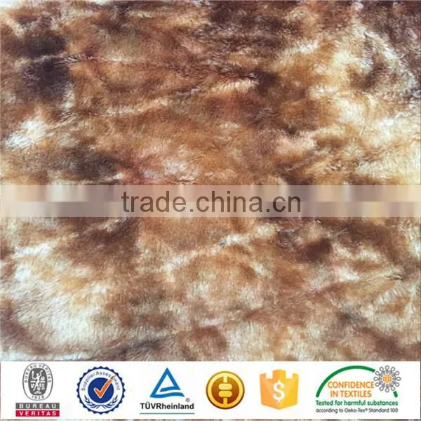 Buy Tie Dyeing Polyester Custom Plush Toy Fabric photo-2